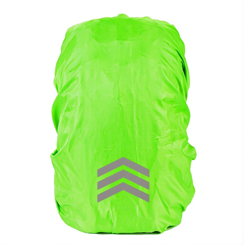 Backpack Rain Cover for Kids Students Cycling Commute Reflective 8-17L Black - Image 1