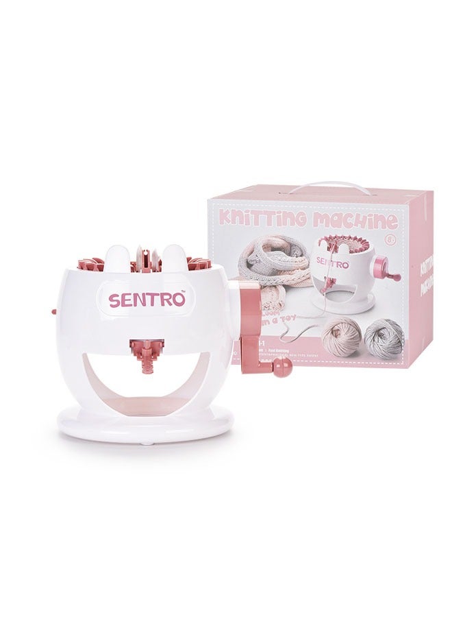 Little white rabbit wool knitting machine 22 Knitted Sweater adult children Hand Knitting machine - Image 1