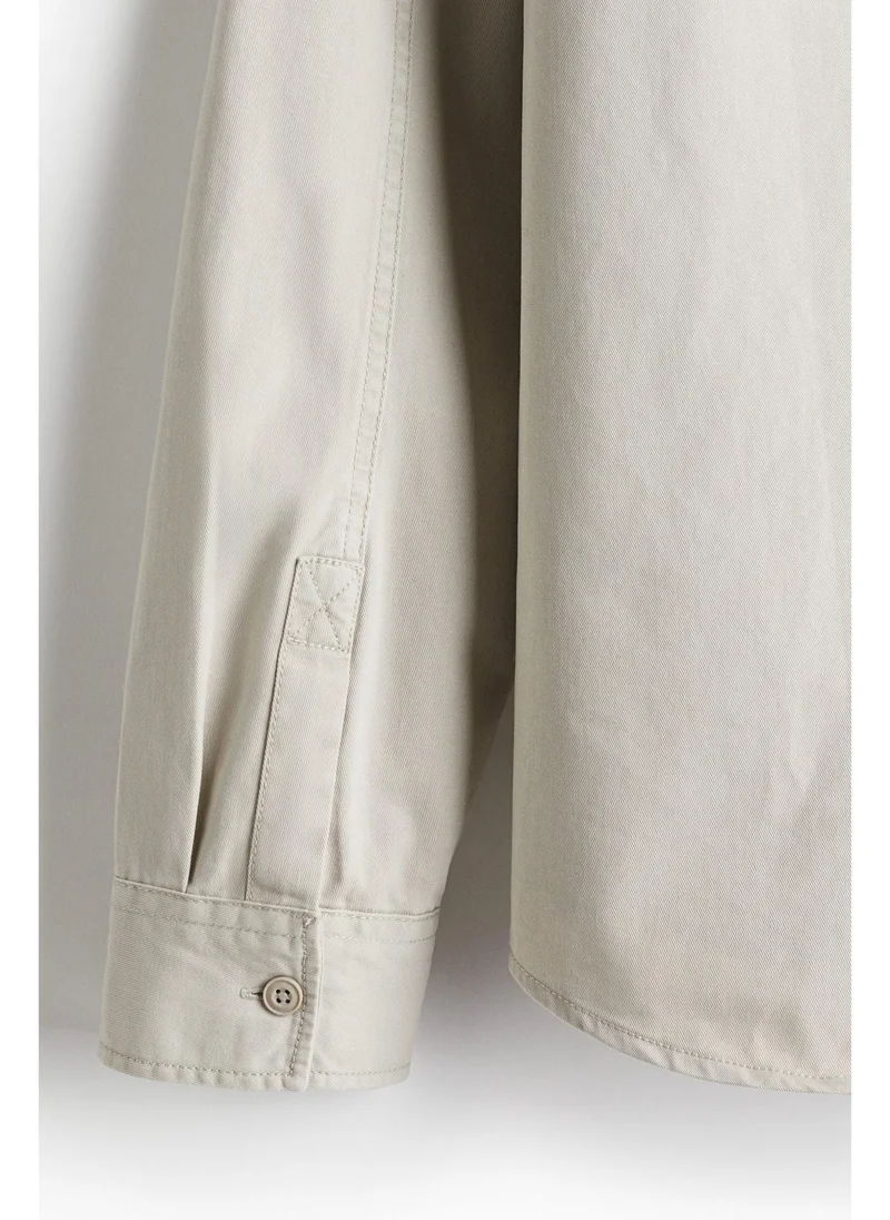 H&M Regular Fit Twill overshirt