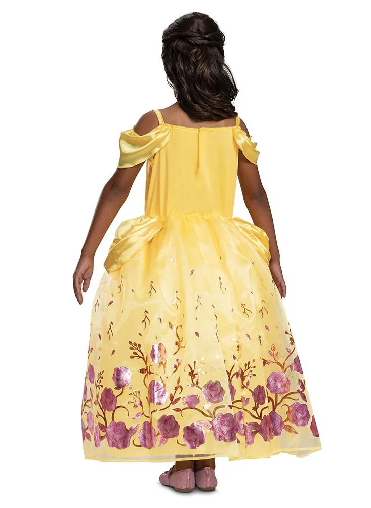 بارتي سينتر Child Belle Deluxe Costume, Princess Dress for Girls