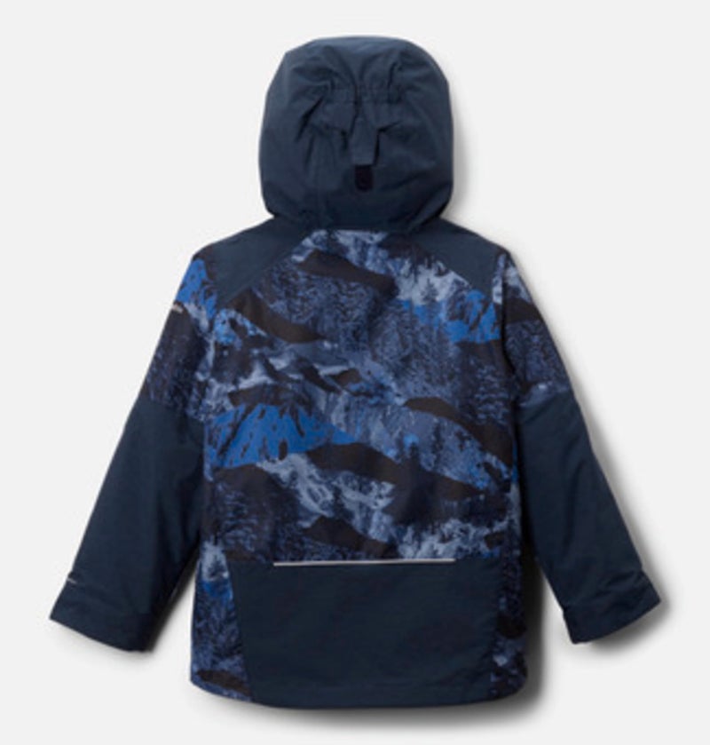 Columbia Youth Whirlibird III Interchange Jacket, Mountain Blue Cascades/Collegiate Navy, XX-Small - Image 2