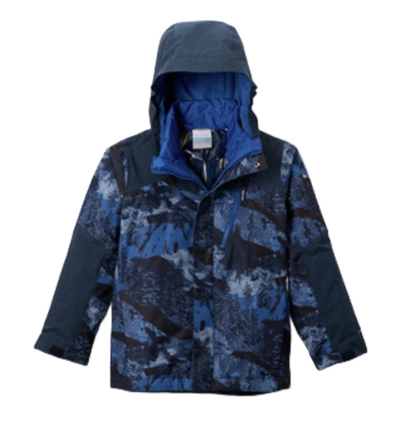 Columbia Youth Whirlibird III Interchange Jacket, Mountain Blue Cascades/Collegiate Navy, XX-Small - Image 5