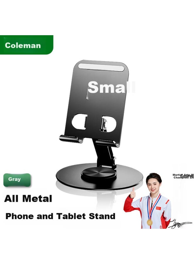 Kelepu All-metal Rotatable Foldable Lazy Phone Stand Universal For Huawei Xiaomi Apple Alloy Multi-functional Portable Tablet Pad Holder - Image 1