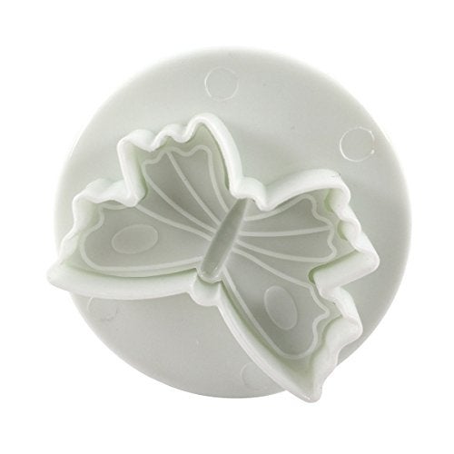 Daycount 33 Pcs Fondant Tools, Fondant Cake Mould, Ejector Stamp Modeling Cookie Plunger Cutter Sugarcraft Flower Leaf Butterfly Heart Shape Decorating Mold DIY Tools - Image 5