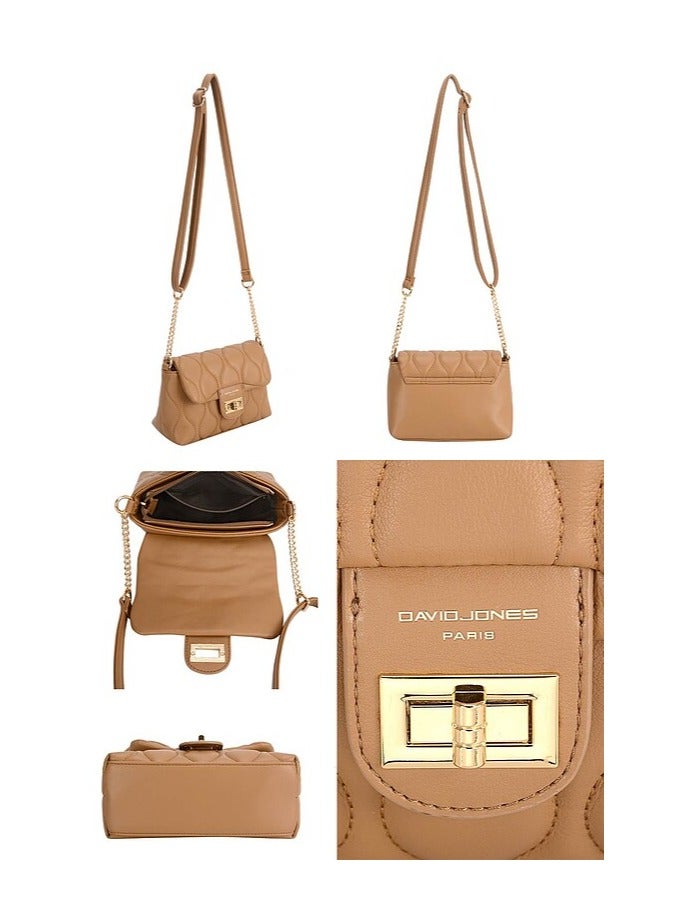 David Jones David Jones- Luxury Purse and Formal Handbag for Women model cm6700B- Detailed formal dress fit cross body leather purse - Image 3