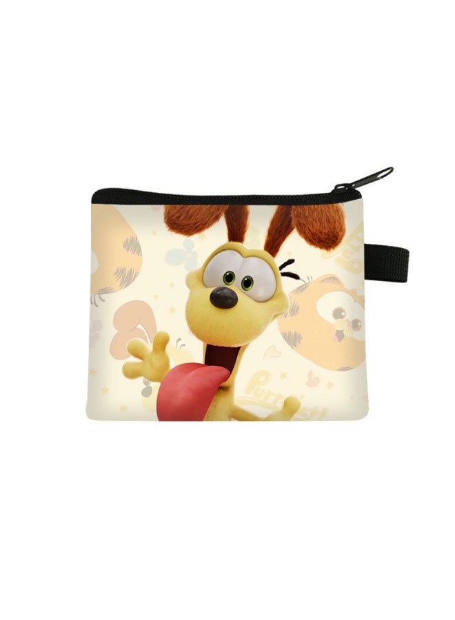 New Garfield Children's Coin Purse, Mini Cute Little Bag, High-end Large-capacity Storage Card Holder