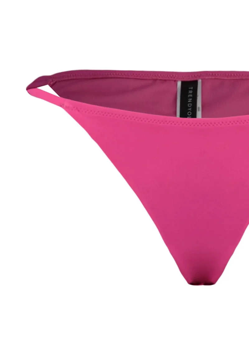 trendyol High Leg Bikini Bottom