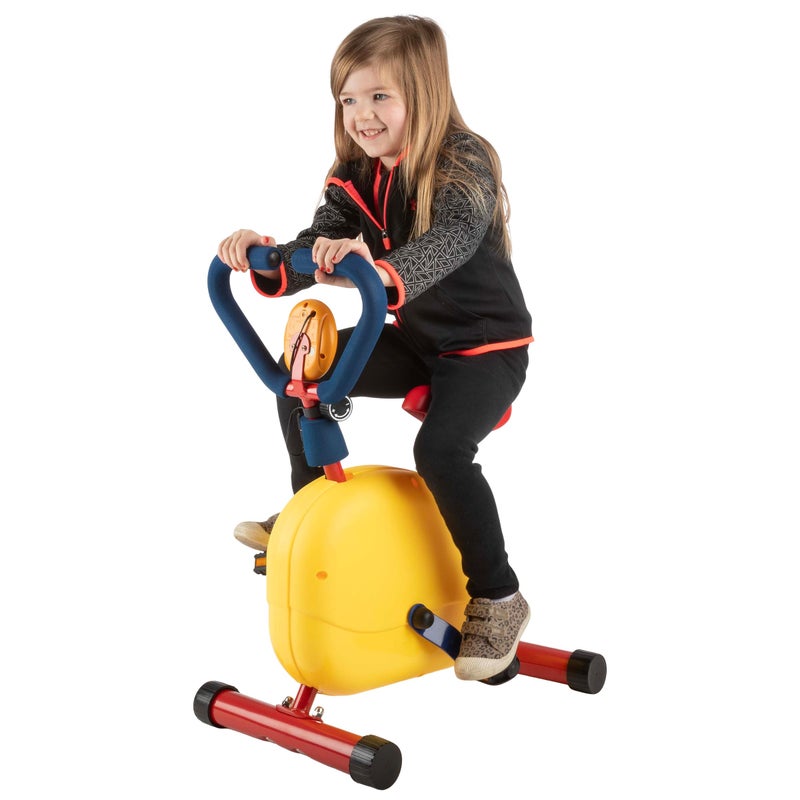 Hey! Play! Kids Exercise Bike - Indoor Stationary Cycle Riding Toy with Adjustable Seat - Kids Workout Equipment for Boys and Girls Ages 4 and Up by Hey Play - Image 1