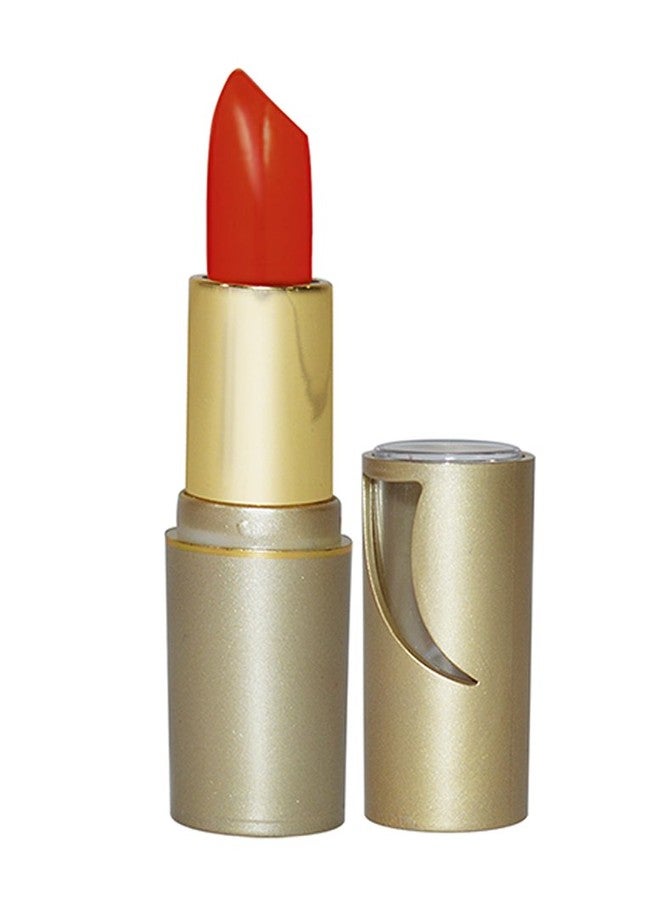 Adbeni Gold Glam Orange Lipstick (4.5g) | Long-Lasting | Moisturizing Matte Finish | High Pigment | One-Swipe Color - Image 2