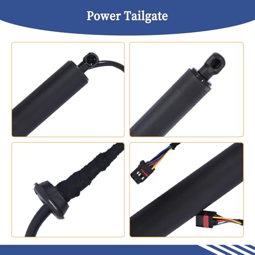 Getfarway جيتفارواي 2 قطع طاقة باب خلفي يسار ويمين 81831-S1100 81841-S1100 متوافق مع هيونداي سانتا في 2019 2020 أسطوانة دعم رافع الطاقة لباب الخلفي - Image 4