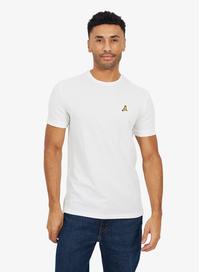 برايف سول تيشيرت رجالي بياقة دائرية مع تباين