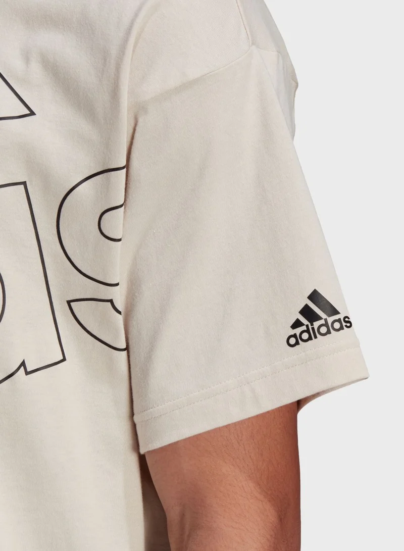 Adidas Giant Logo T-Shirt