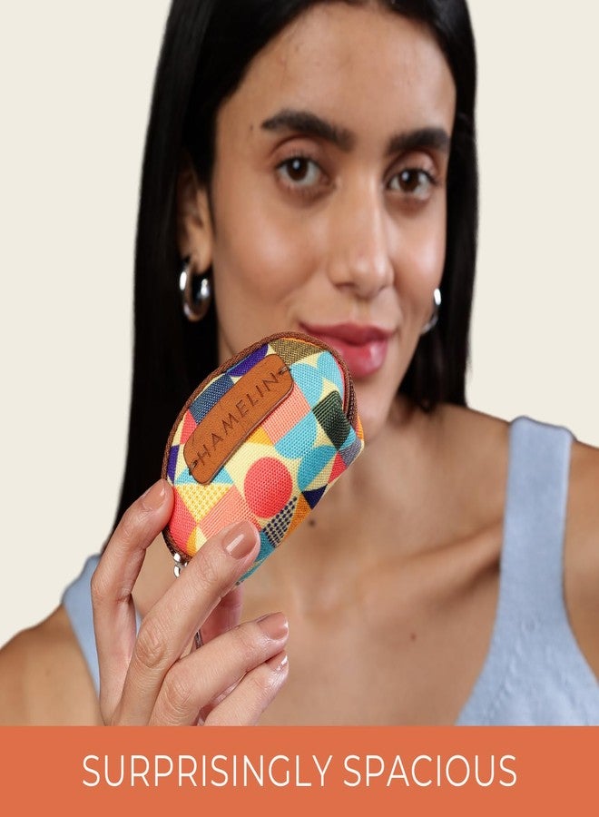 Hamelin Mini Travel Pouch Coin Pouch| Coin Purse | Small Purse for Women | Earphone Pouch for Girls | Mini Case for Women | Coin Purse (Set of Two -Rainbow)| Ideal Women's Gift - Image 4
