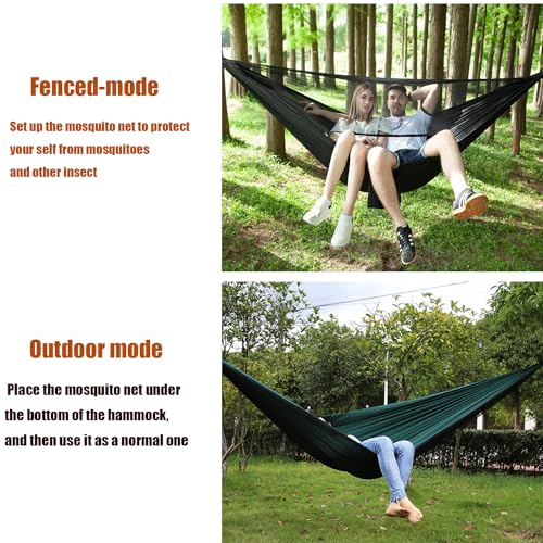 AEETT Camping Hammock with Mosquito Net and Rain Fly - Travel Hammock Bug Net - Hammock Tent for Outdoor Hiking Backpacking Travel Camping Accessories and Camping Gear… - Image 3