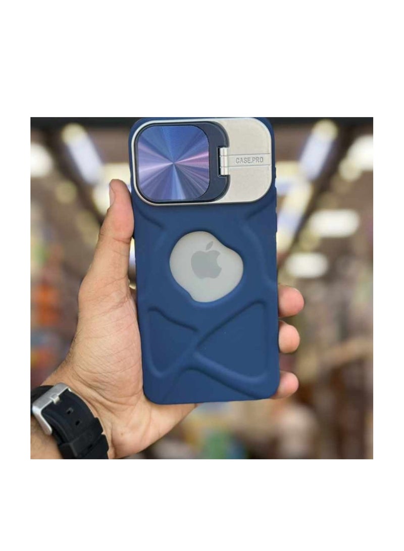 Case Compatible with IPhone 15 Plus / 14 Plus - Invisible Lens Protection Cover Military Grade Phone Case - Foldable Stand Function - Magnetic Wireless Charging Phone Case - Image 2