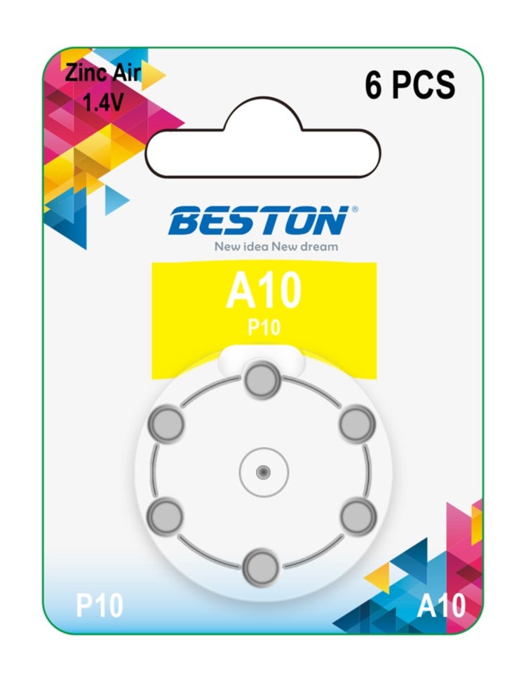 بيستون بطارية سماعات الأذن 1.4 فولت A10/P10 Beston