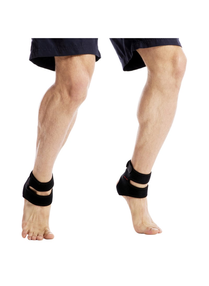 SOLARAE Ankle Brace, Ankle Support for Men Women, Adjustable Compression Ankle, Wraps Ankle Stabilizer, for Sports Protection, Running, Basketball, Pain Relief, Stabilize Ligaments, Arthritis, Breathable - Image 5