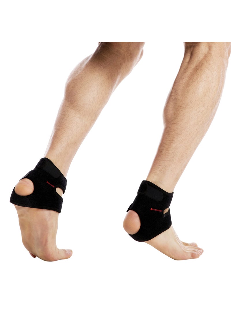 SOLARAE Ankle Brace, Ankle Support for Men Women, Adjustable Compression Ankle, Wraps Ankle Stabilizer, for Sports Protection, Running, Basketball, Pain Relief, Stabilize Ligaments, Arthritis, Breathable - Image 4