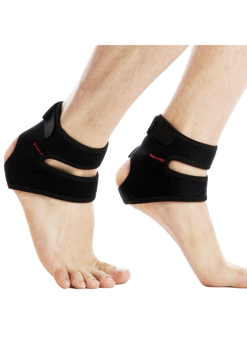 SOLARAE Ankle Brace, Ankle Support for Men Women, Adjustable Compression Ankle, Wraps Ankle Stabilizer, for Sports Protection, Running, Basketball, Pain Relief, Stabilize Ligaments, Arthritis, Breathable - Image 1