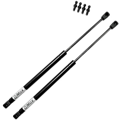 QiMox Qty2 QiMox Hood Lift Supports Shock Struts Compatible with Hummer H3 20062010 Hummer H3T 20092010 - Image 1