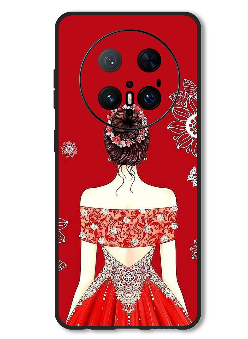 Theodor Case Compatible with Huawei Mate 70 Pro/ 70 Pro + Protection Shockproof Bumper Cover Cute Ladyy - Image 1