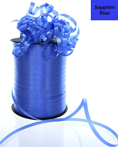 GIFTEXPRESS 500 Yards Blue Curling Ribbon for Balloon Ribbon, Balloon String, Gift Wrapping Supplies, Party Decorations, Art Crafts - Image 4