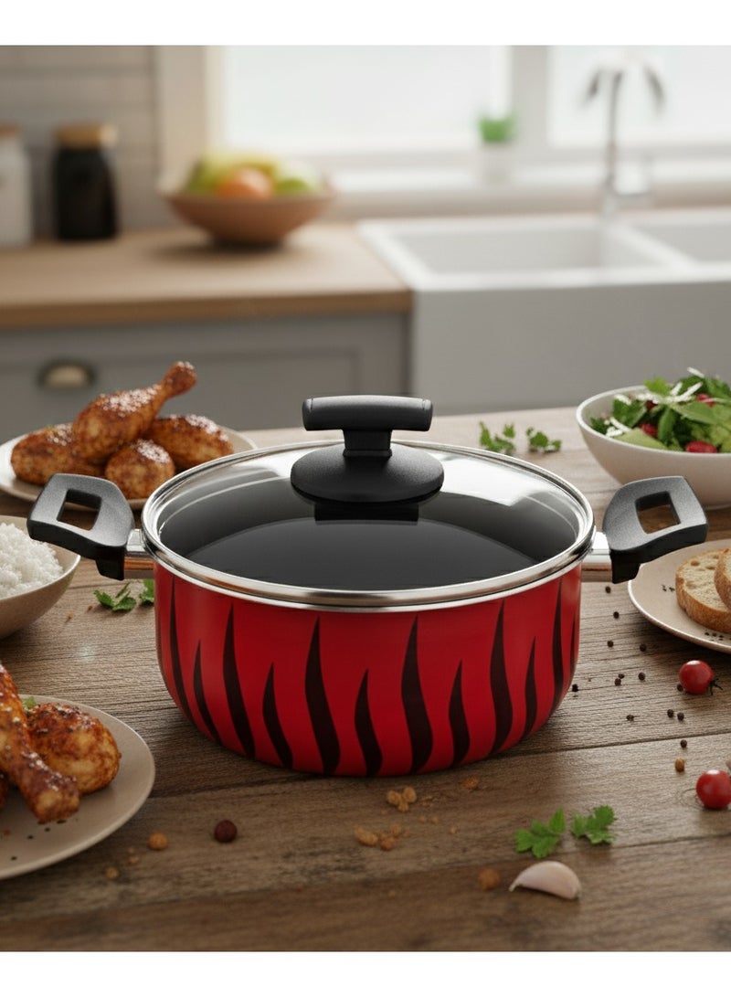 Newflon Tango Cooking Pot With Steel Lid 20 cm - Image 1