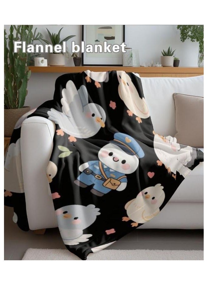 general Flannel thin blanket (warm and comfortable, suitable for sleep, gaming, dust removal and sandproof) 150cm*200cm - 176 - Image 1
