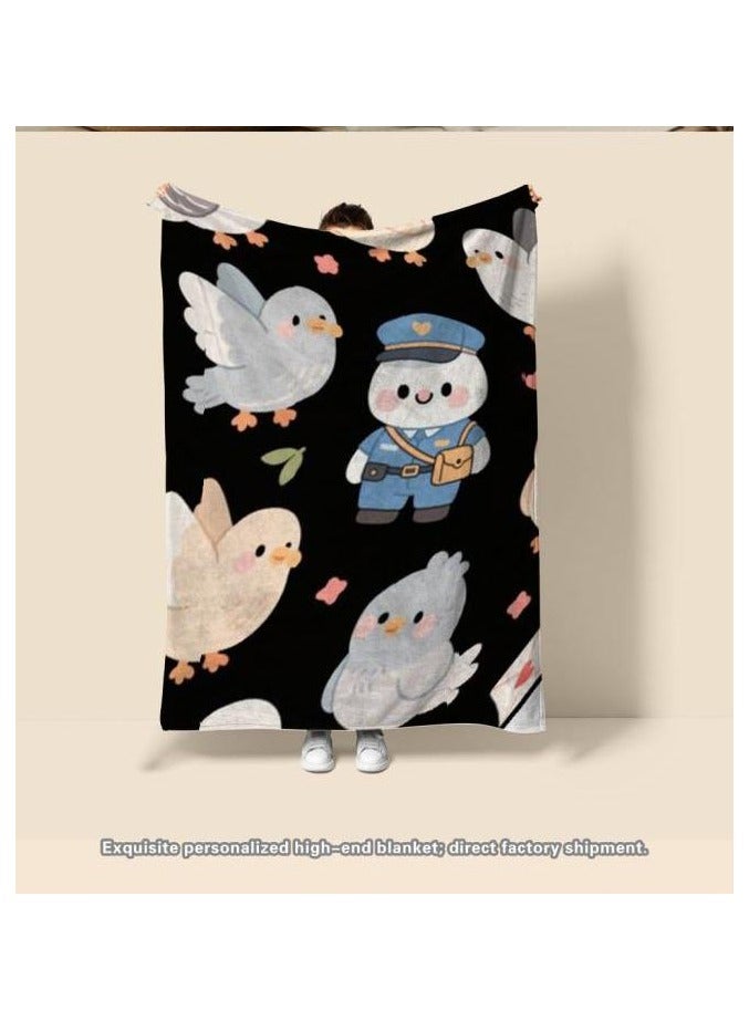 general Flannel thin blanket (warm and comfortable, suitable for sleep, gaming, dust removal and sandproof) 150cm*200cm - 176 - Image 5