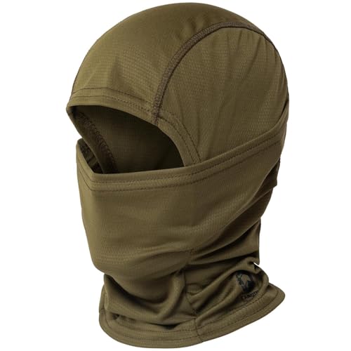 CAMOTER Camo Balaclava Ski Face Mask UV Protector for Man and Women Hunting Fishing Motorcycle Windproof&Military Tactical (Polyester, Green) - Image 1