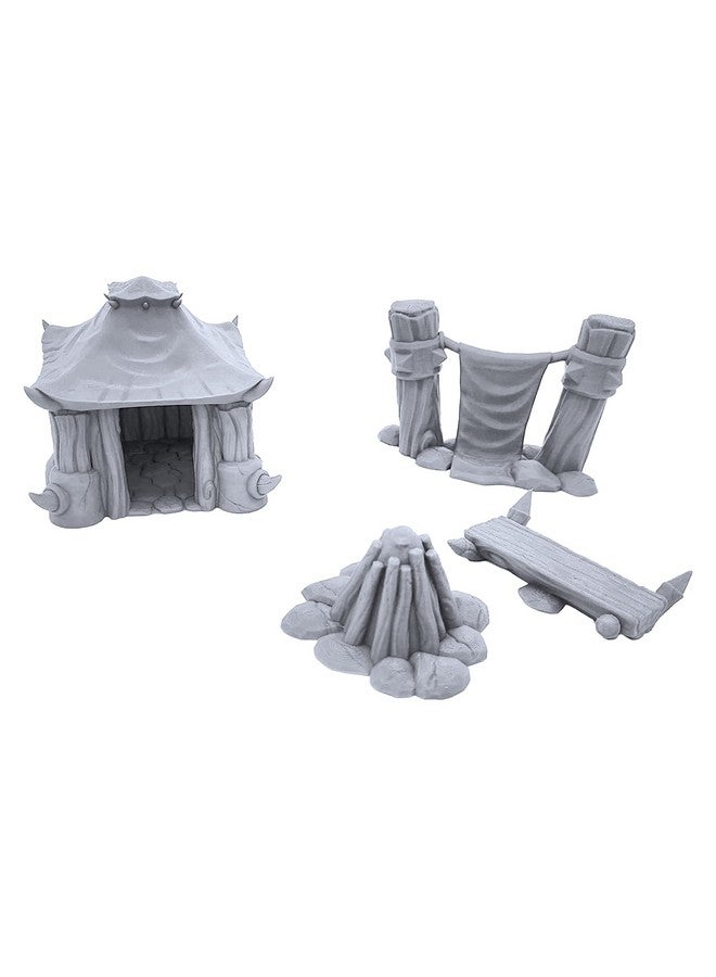 EnderToys Orc Camp by Makers Anvil, 3D Printed Tabletop RPG Scenery and Wargame Terrain for 28mm Miniatures