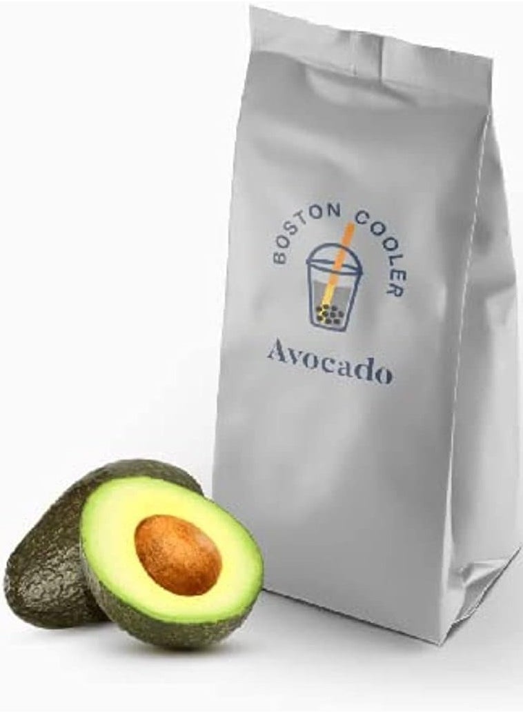 BOSTON COOLERS - BOSTON COOLERS Avocado Flavored Powder Boston Coolers Original 1 KG For Bubble Tea Fruit Tea Milk Tea And Boba Tea - Image 1