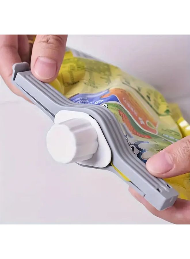 5 Pack Gray White Food Storage Moisture Proof Sealing Clips Bag Clips - Image 2
