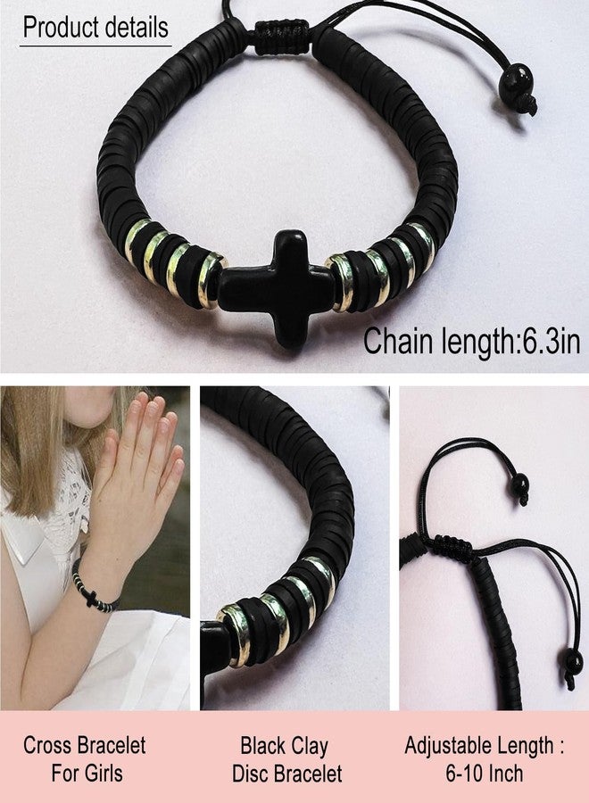 Senfour First Communion Gifts for Girls & Boys, Baptism Gifts Cross Bracelet for Girls,Boys, Kids for Age 3+ - Image 4