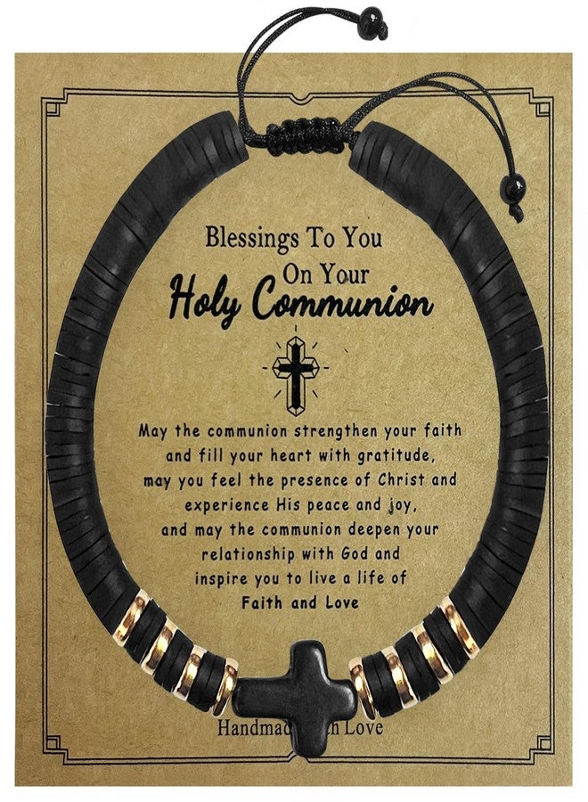 Senfour First Communion Gifts for Girls & Boys, Baptism Gifts Cross Bracelet for Girls,Boys, Kids for Age 3+ - Image 1