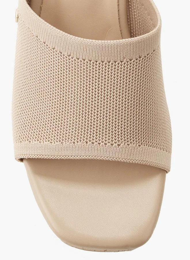 Surestep NUDE Women Textured Wedge Heel Sandals for Women | Best Price UAE