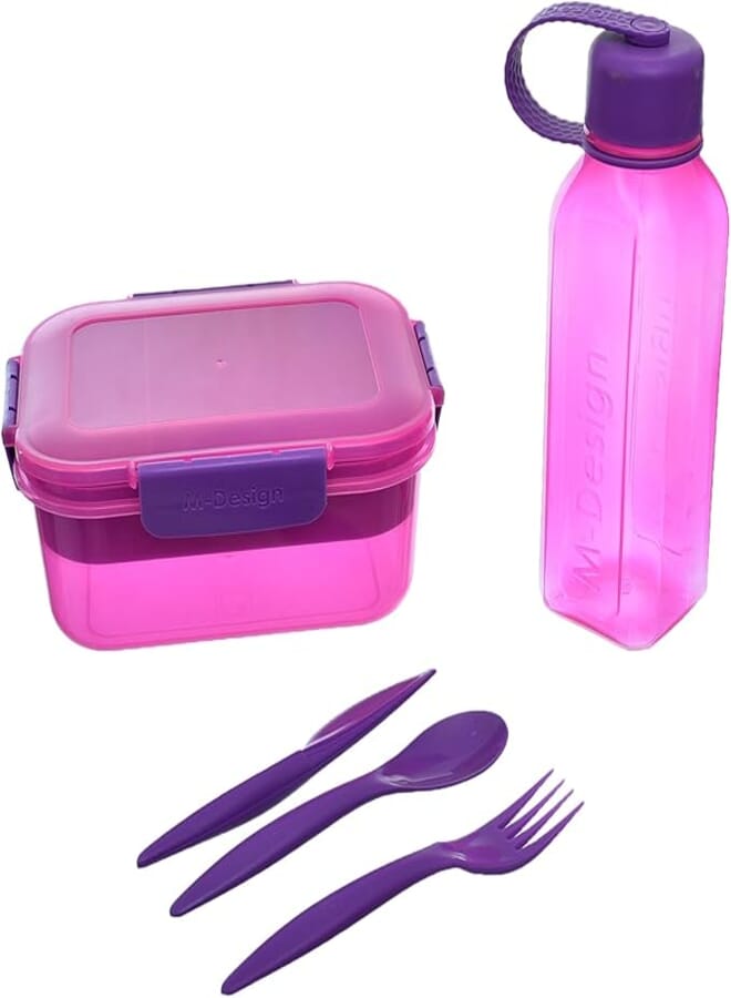 SONIX M-Design Lunch Set 1.6L Box + 650ml Bottle + Dinner Set, Single Set