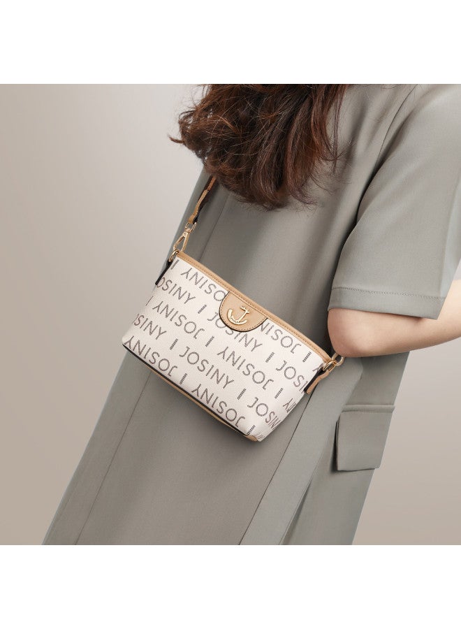 Josiny Ladies' Bag Light Luxury Printed Phone Bag, Large Capacity Casual Versatile Shoulder Bag Crossbody Bag For Women - Image 2