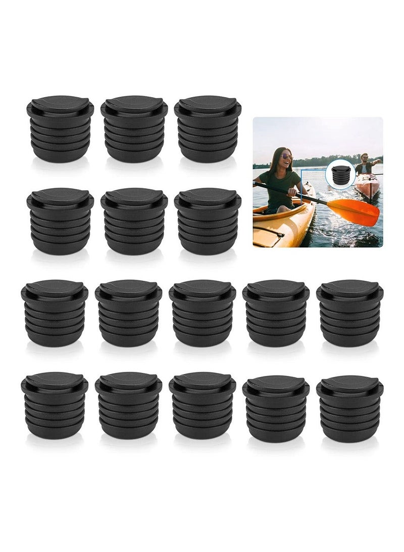 Boat Scupper Plugs, 16 Pcs Kayak Drain Plug Kayak Bungs Kayak Scupper Stoppers Ocean Kayak Scupper Plugs Kayak Drain Plug Replacement for Kayak Canoe Boat Drain Holes - Image 1