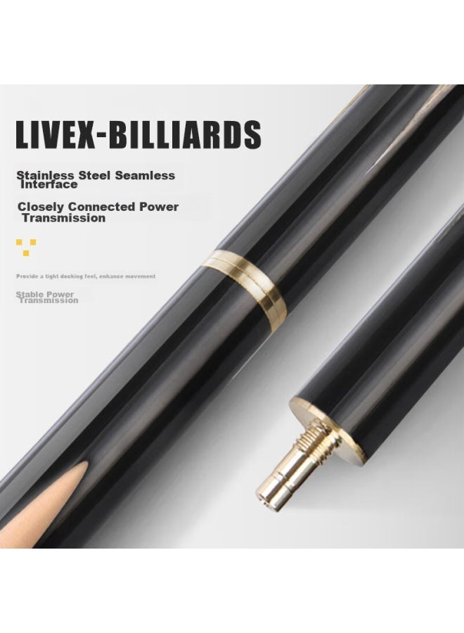 Livex Small Single Flower, Detachable Pool Cue, Small Tip, Snooker Black 8 Ball Cue, 16 Colors, Chinese And English Style Billiard Cue - Image 4