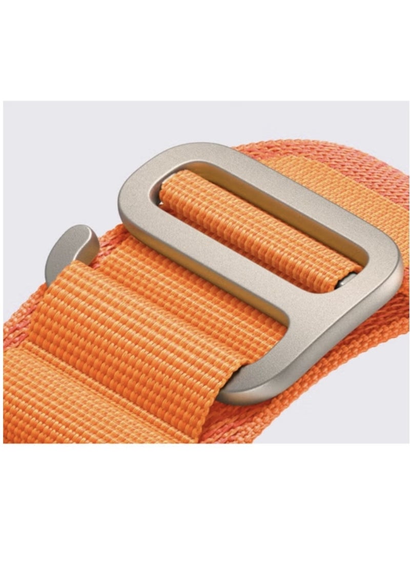 BEILINGDUN - 4Pack for Apple Watch Alpine Loop Band 49mm/45mm/44mm Nylon Woven Sport Strap for Apple Watch Series 8/Ultra/7/SE/6/5/4/3/2/8 White/Green/Orange/Black - Image 1