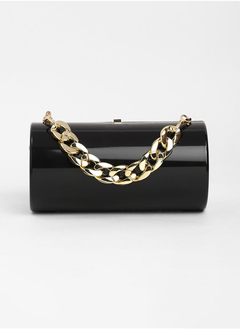 The Columner Clutch Bag - Onyx Black - pzsku/ZDD85CEC0EE0F515B1D0AZ/45/_/1741336282/0c00891e-a269-479f-b546-6bf15a6d78dd