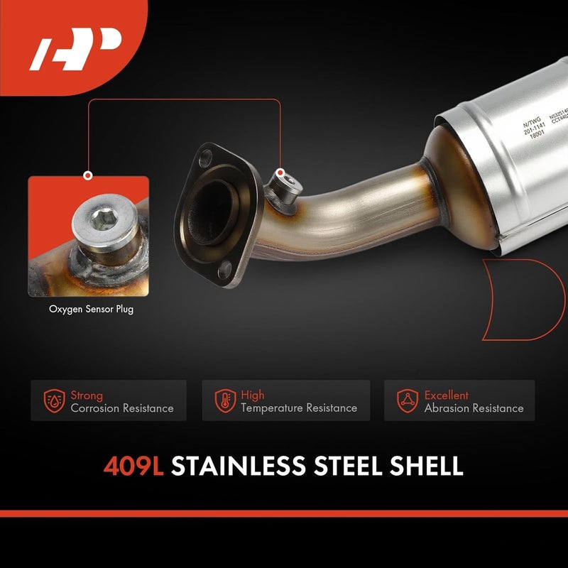 A-Premium 2-PC Rear Catalytic Converter with Gasket Kit - Image 5