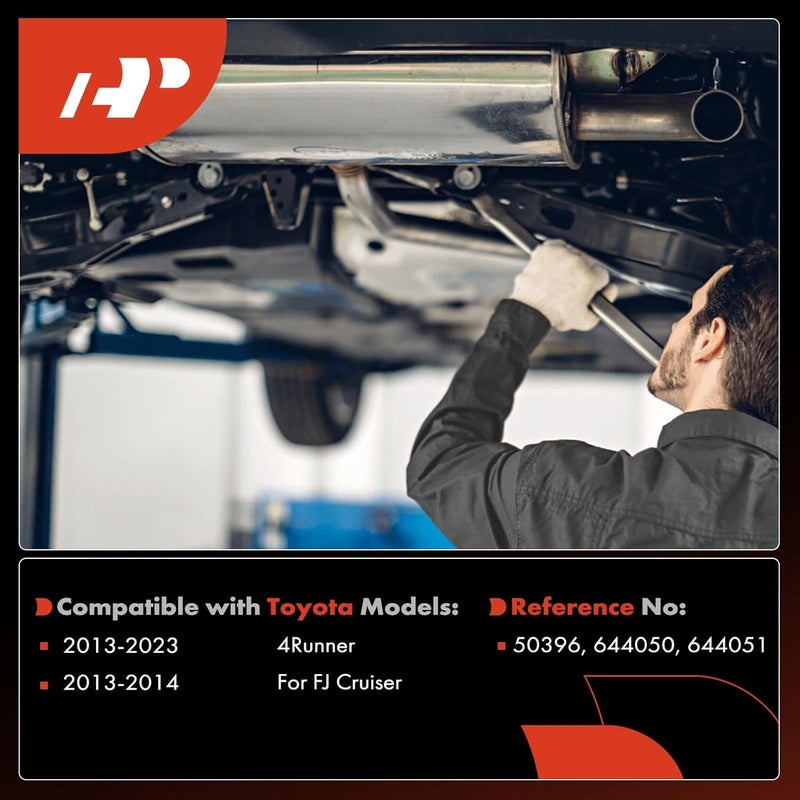 A-Premium 2-PC Rear Catalytic Converter with Gasket Kit - Image 2