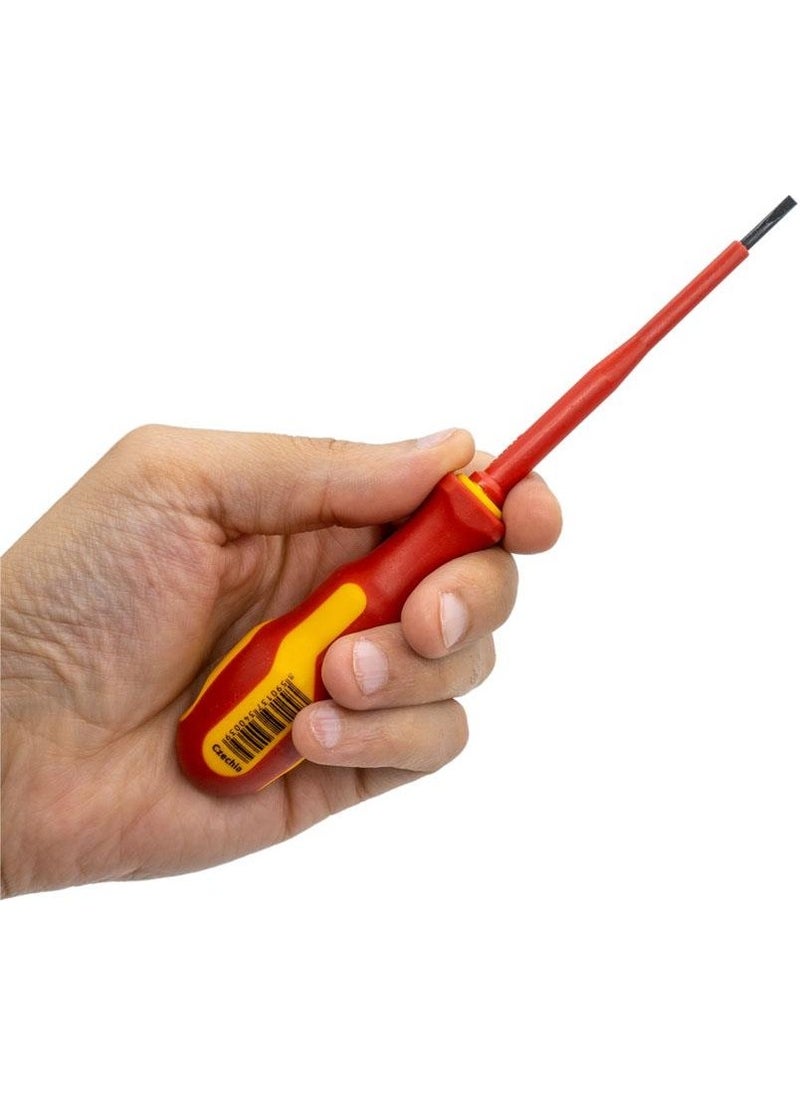 NAREX 834003 Slim Series Electrician Insulated Flat Screwdriver 3.0X100 mm  - Image 3