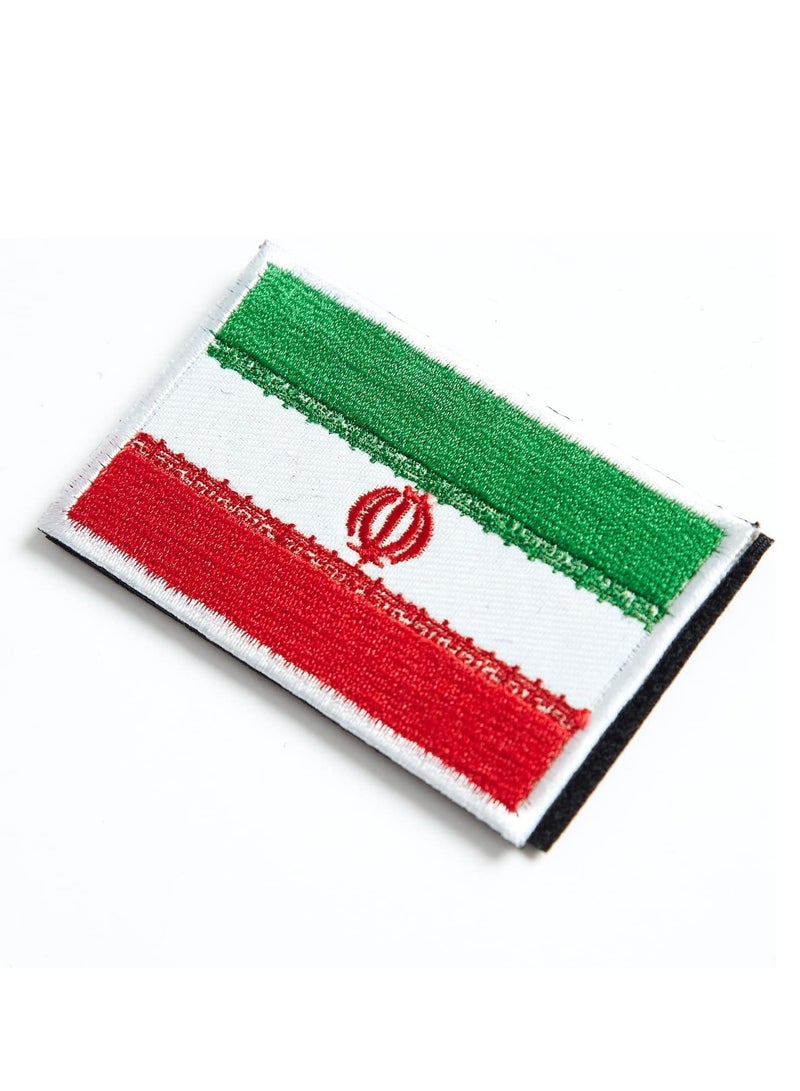Generic Pack of 2pcs Embroidered Flag Patches - Perfect for Jackets - Backpackers - Travelers - Uniforms - Jeans and Hats - Tactical Embroidered Patches  - Image 4