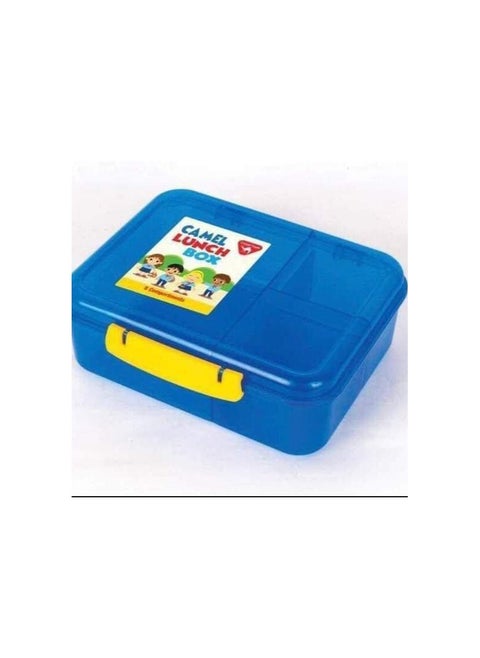 5-in-1 Double-Layer Lunch Box with Sauce Container and Mini Cup – BPA-Free, Secure Locking Clips