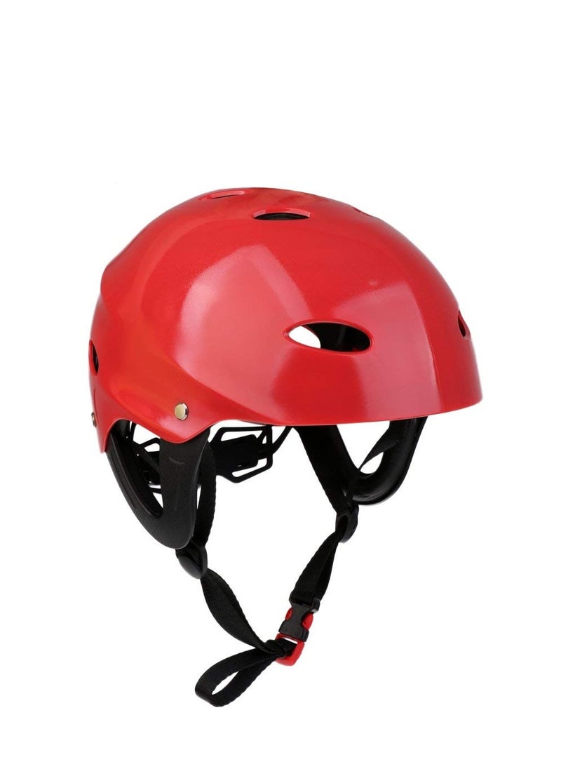 Seven Seas Adjustable Head Circumference Lightweight Safety Helmet For Water Sports Red L 