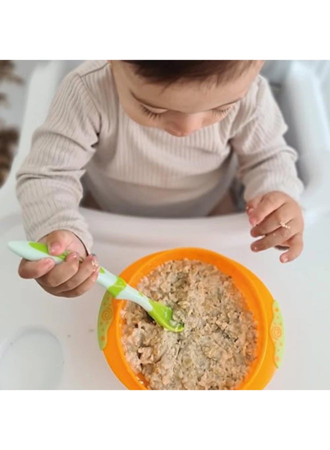 Nuby Weaning Spoons, 5-Pack, Soft Tip Baby Feeding Spoons for First Foods and Purees, Gentle Weaning Utensils Set, Assorted - Image 3