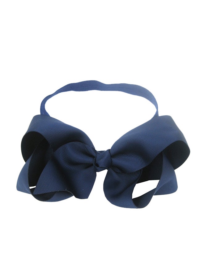 Ribbon Bowknot Headband Blue